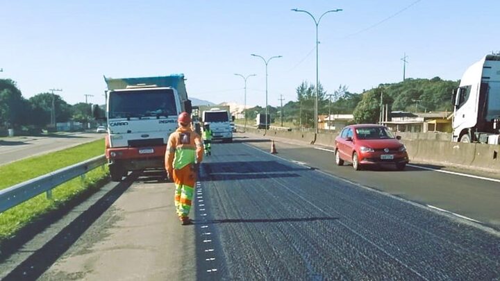 BR-101 terá obras de recuperação e trânsito sofre alterações.