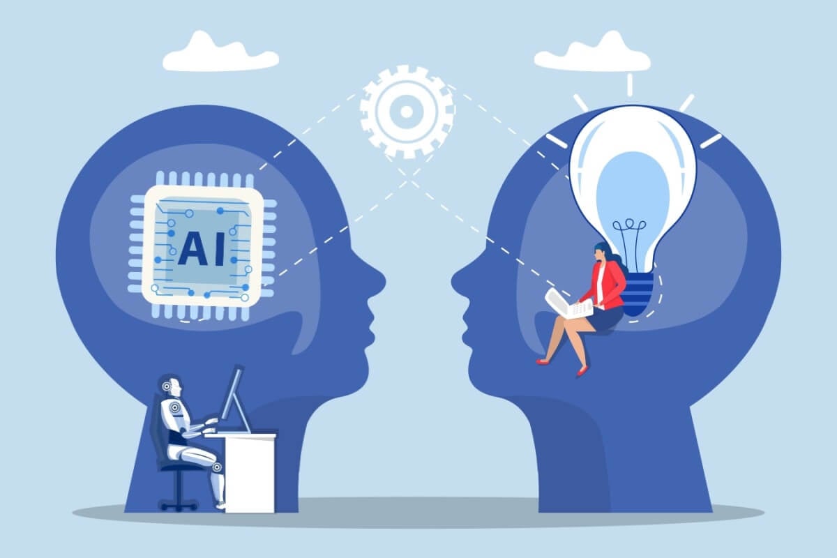 O uso da IA está transformando o ambiente de trabalho (Imagem: TA design | Shutterstock)