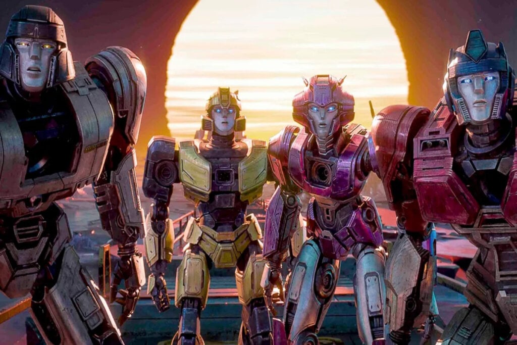 Conhecemos a origem da rivalidade entre Optimus Prime e Megatron que mudou o destino de Cybertron em “Transformers: O Início” (Imagem: Reprodução digital | Paramount Pictures)