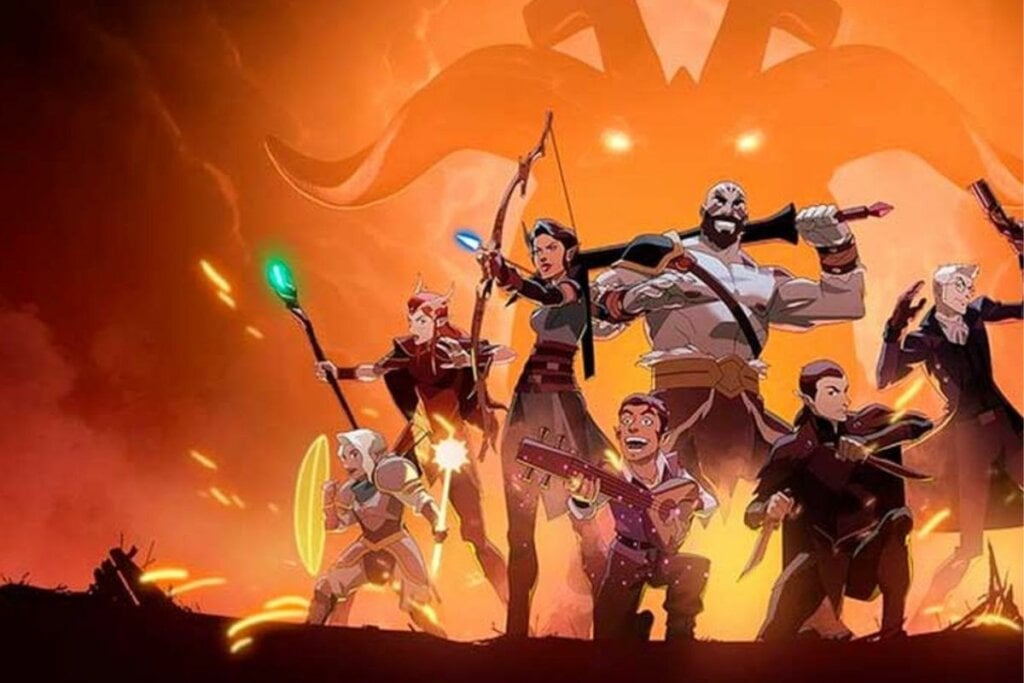 “A Lenda de Vox Machina” acompanha as novas aventuras dos heróis para defender o reino de Exandria (Imagem: Reprodução digital |  Critical Role Productions, Titmouse, Inc.e Amazon MGM Studios)