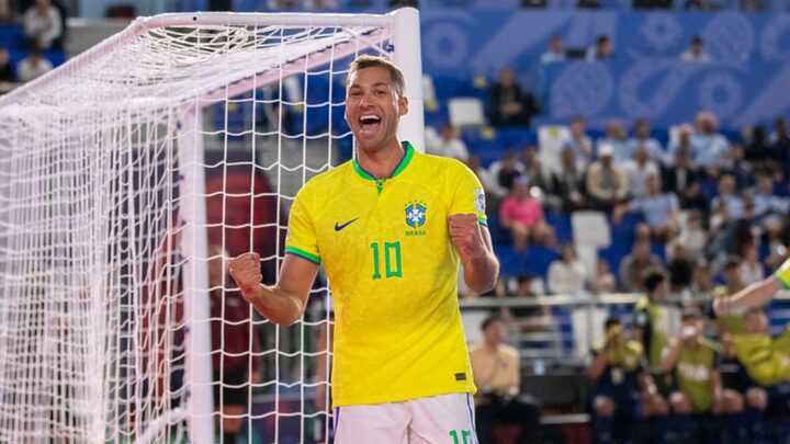 Brasil na Copa do Mundo de Futsal (Foto: Leto Ribas, CBF)