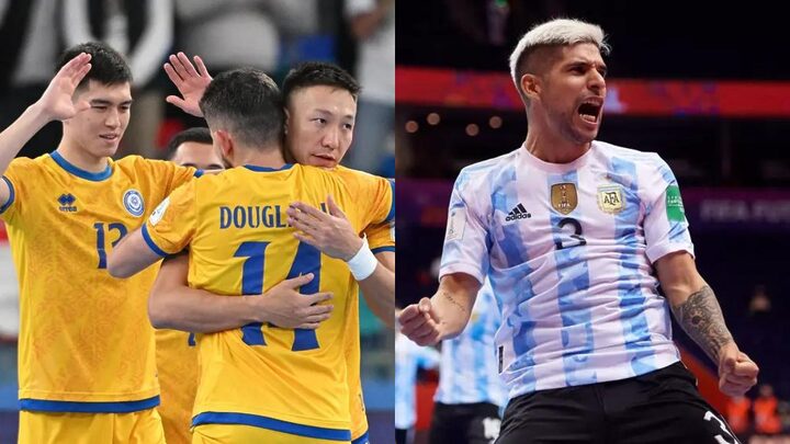 Cazaquistão x Argentina (Foto: Fifa, Reprodução)