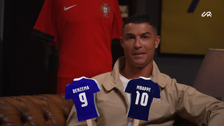 Cristiano Ronaldo ignora Vini Jr. e recebe resposta de Benzema