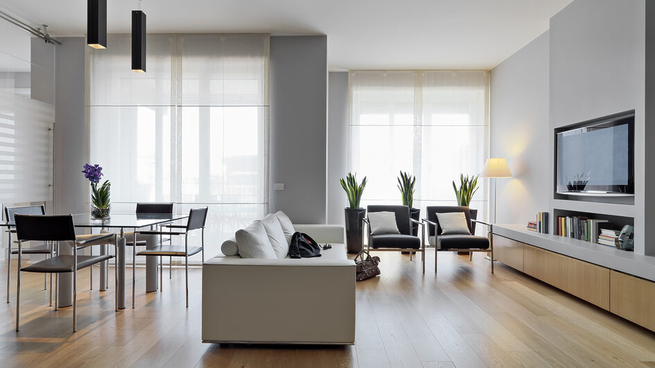 A decoração contemporânea pode ser aplicada em qualquer ambiente da casa (Imagem: adpePhoto | Shutterstock)