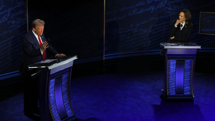 Em primeiro debate, Kamala e Trump