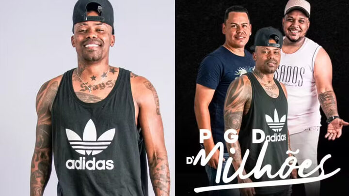 Ex-jogador do Grêmio e Palmeiras vira cantor de pagode