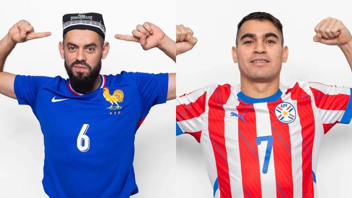 França x Paraguai pelas quartas de final da Copa do Mundo (Foto: Fifa, Divulgação)