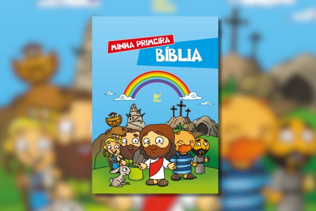 “Minha Primeira Bíblia” oferece às crianças uma introdução envolvente das histórias bíblicas (Imagem: Divulgação | Editora Vida)