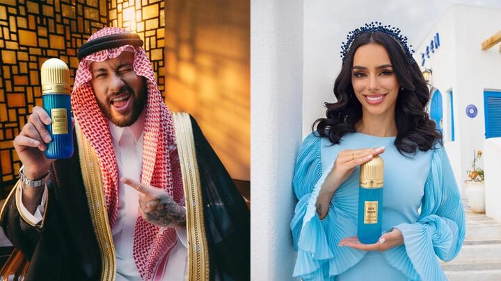 Neymar e Brun a Biancardi (Foto: Saudi Ibrahimalqurashi, Divulgação)