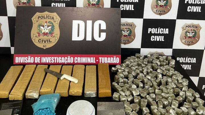 Operação Barão S.A apreendeu drogas e realizou prisões em SC.
