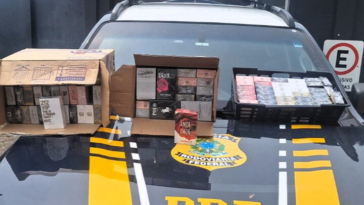 PRF apreende 151 perfumes falsificados na Grande Florianópolis