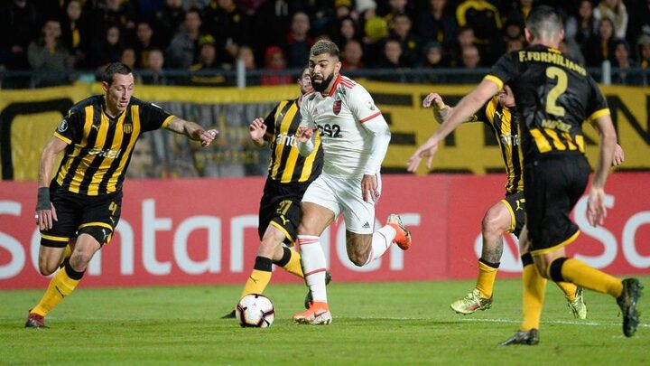 Peñarol x Flamengo (Foto: Alexandre Vidal, Flamengo)