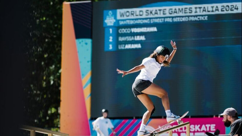 Rayssa Leal é bicampeã mundial de Skate.