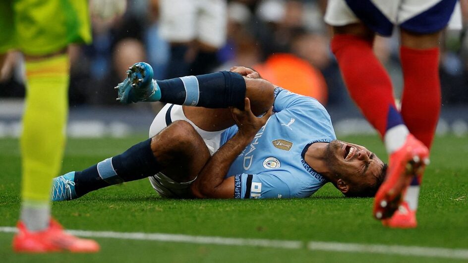 Rodri deve ficar seis meses longe dos gramados (Foto: Action Images via Reuters)