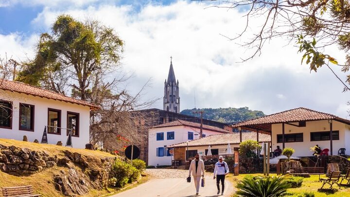 Santa Bárbara é um dos primeiros povoados da região da Serra do Caraça (Imagem: Luis War | Shutterstock)