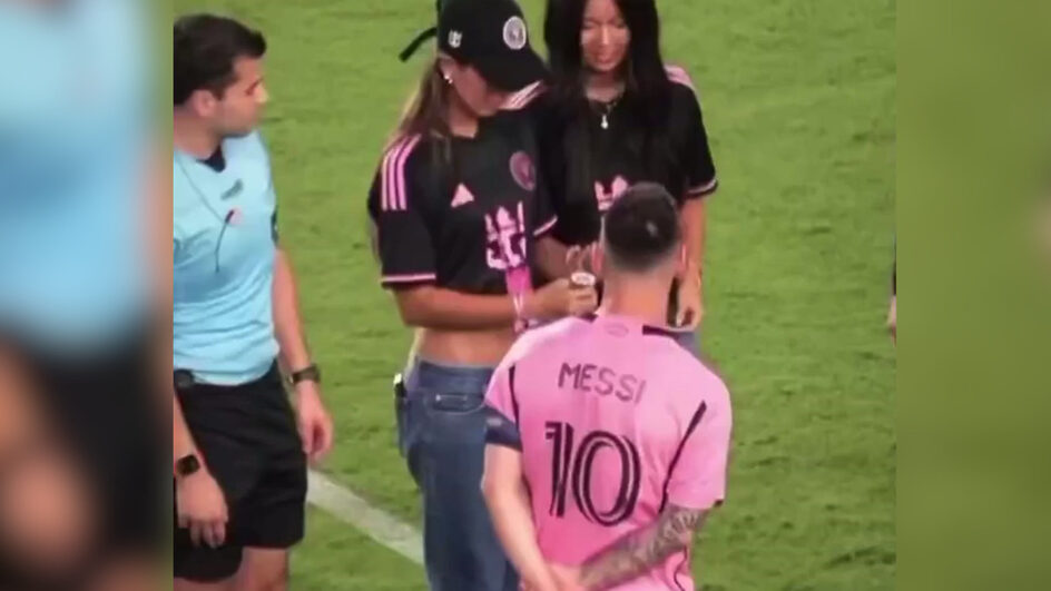Senhor Fiel Vídeo de Messi com mulher antes de partida viraliza nas