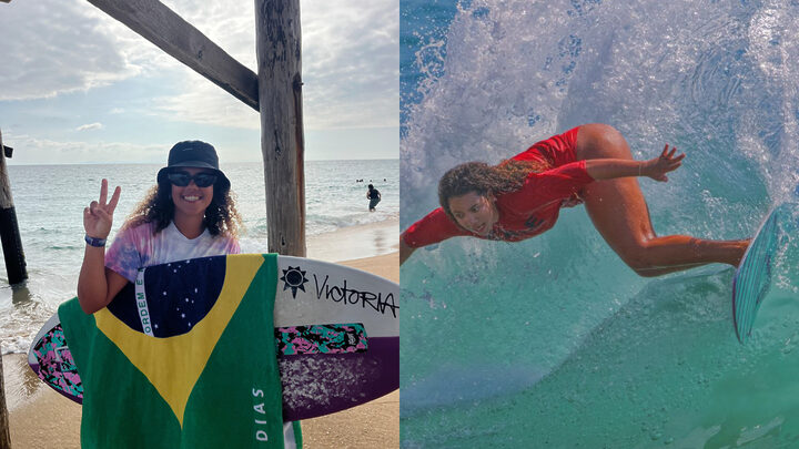 Top 2 do mundo no skimboard é brasileira e estudante da UFSC