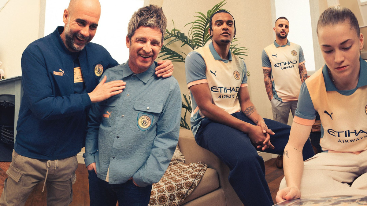 Veja imagens do novo uniforme do Manchester City
