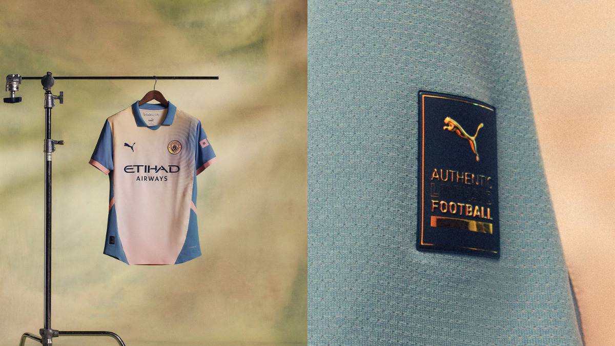 Veja imagens do novo uniforme do Manchester City