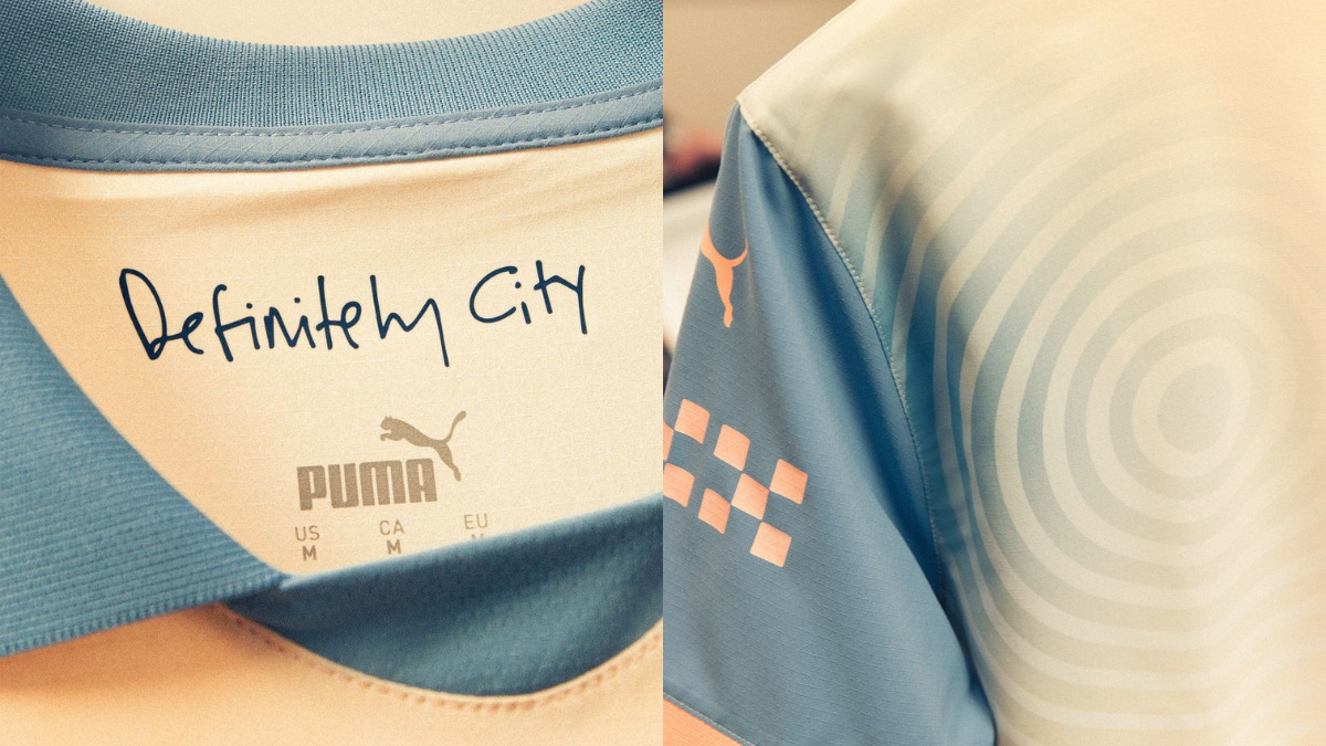 Veja imagens do novo uniforme do Manchester City