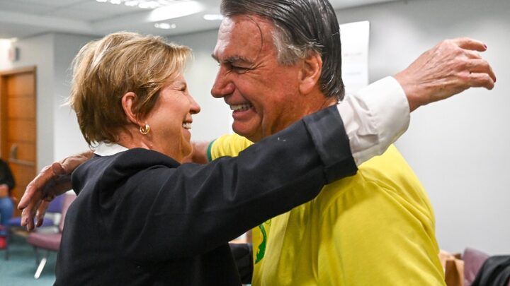 Adeliana com Bolsonaro