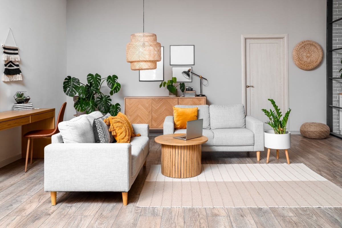 Decoração com plantas promove conexão com a natureza (Imagem: Pixel-Shot | Shutterstock)