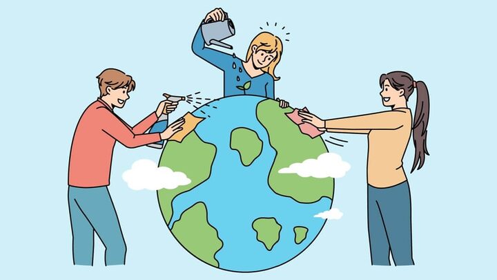 A crise climática intensifica a urgência por ações ambientais, inspirando pessoas a se tornarem agentes ativos (Imagem: Vectorium | Shutterstock)
