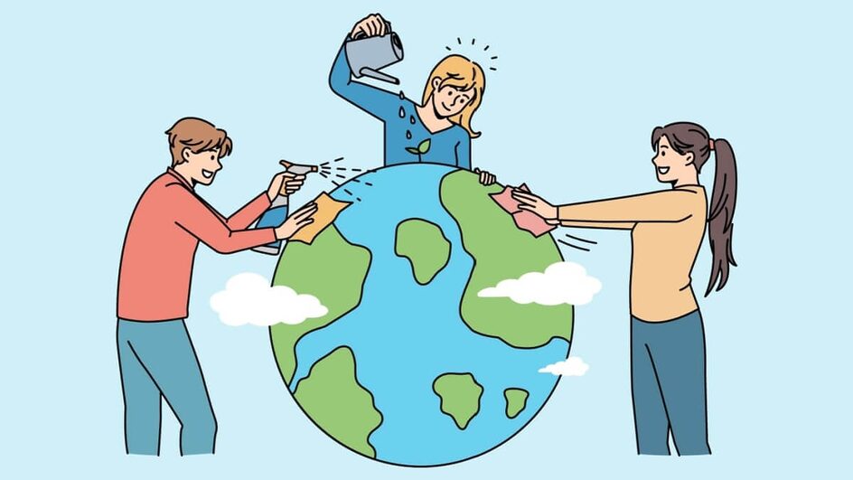 A crise climática intensifica a urgência por ações ambientais, inspirando pessoas a se tornarem agentes ativos (Imagem: Vectorium | Shutterstock)