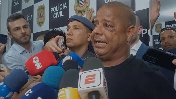 Marcelinho Carioca desapareceu na madrugada deste domingo e foi encontrado no início da tarde desta segunda-feira (Foto: Reprodução)