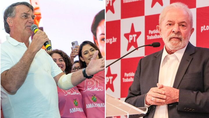 PL de Bolsonaro e PT de Lula têm candidatos se enfrentando em eleições de 58 cidades de SC, sendo os únicos com candidatos em cinco dessas cidades (Fotos: Divulgação)