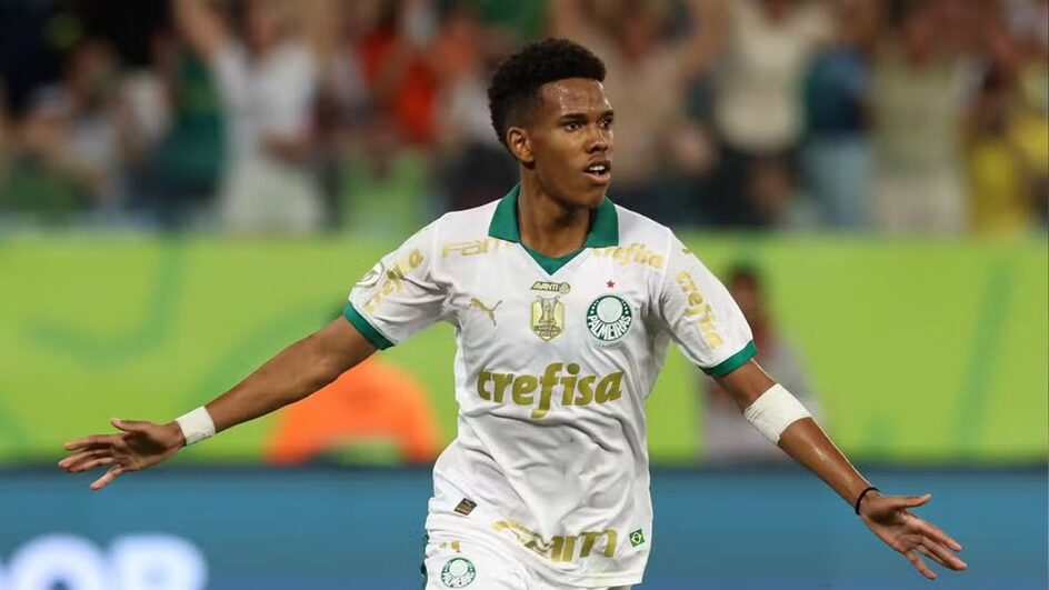 Estêvão em ação pelo Palmeiras (Foto: Cesar Greco, Palmeiras)