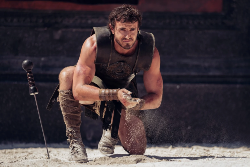 A aguardada sequência “Gladiador 2” promete reviver a glória e os sacrifícios dos gladiadores, sob a direção de Ridley Scott (Imagem: Reprodução digital | Paramount Pictures)