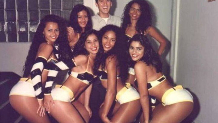 Finalistas do concurso Morena do Tchan, em 1997