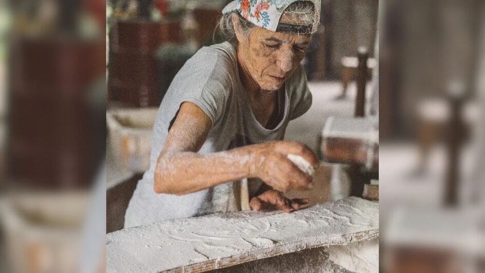 Engenhos de farinha de mandioca em SC.