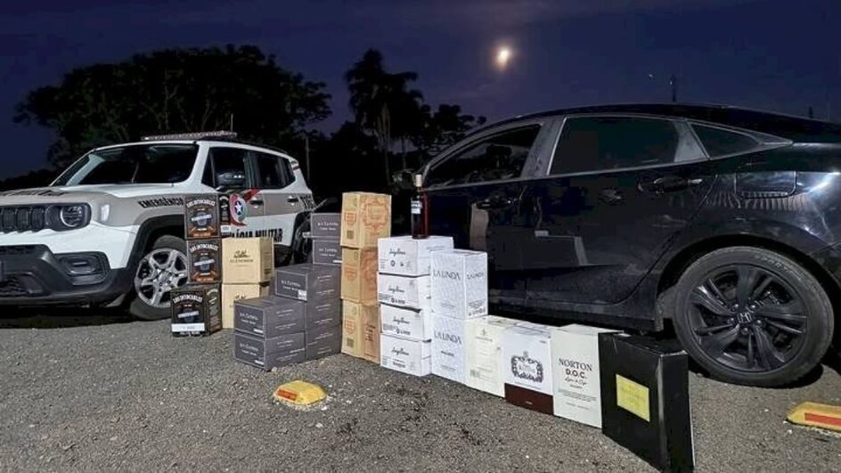 Vinho argentino descaminhado aconteceu em Bom Jesus.
