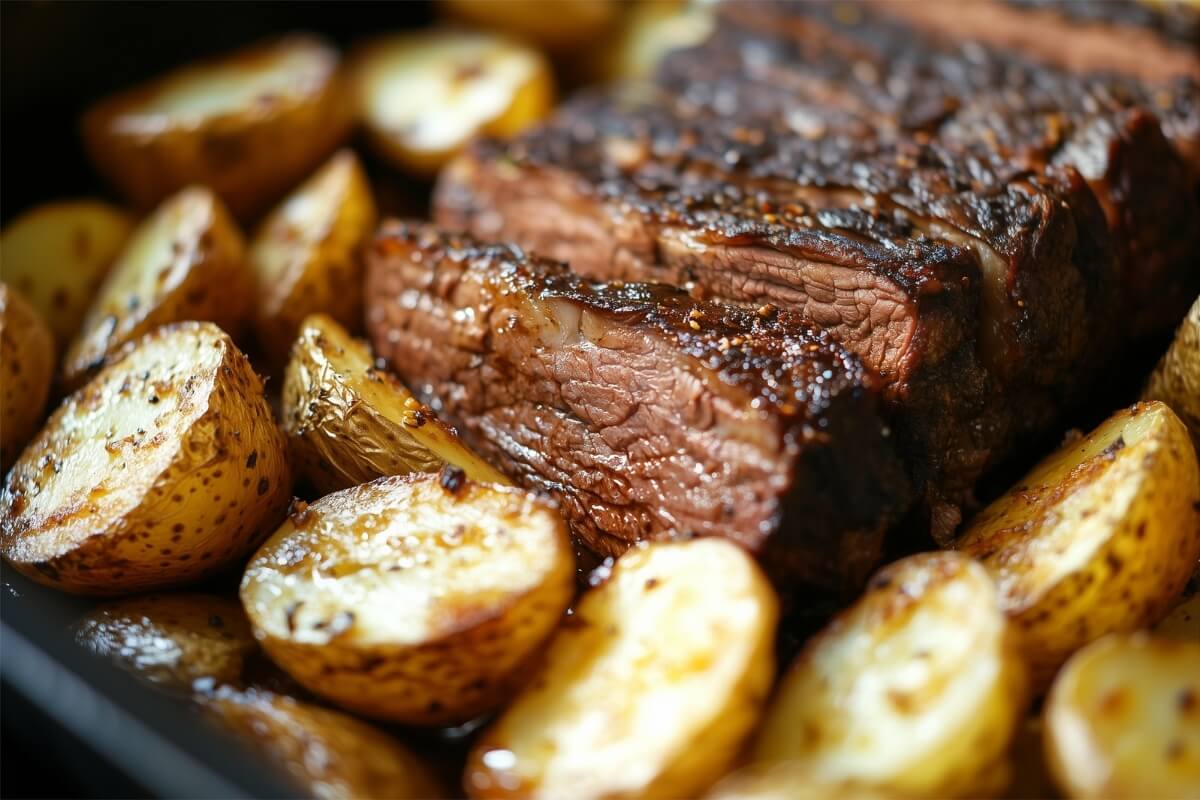 Maminha assada com batata (Imagem: Friendly Studios | Shutterstock)