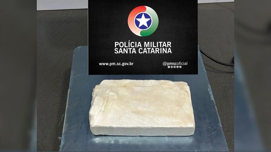 Transporte de pasta base de cocaína em SC.