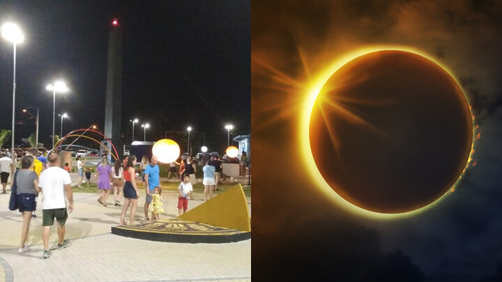 Parque Astronômico de Criciúma terá programação para visualização do Eclipse Solar nesta quarta