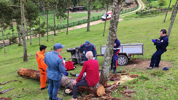 Quem era a vítima do acidente com quadriciclo em Rancho Queimado