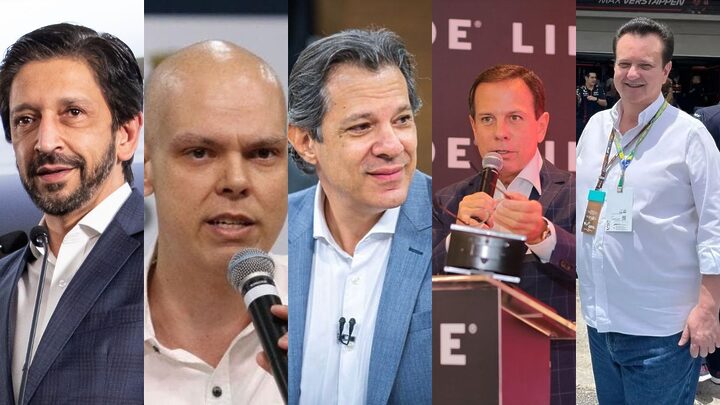 Prefeitos de São Paulo dos últimos anos.