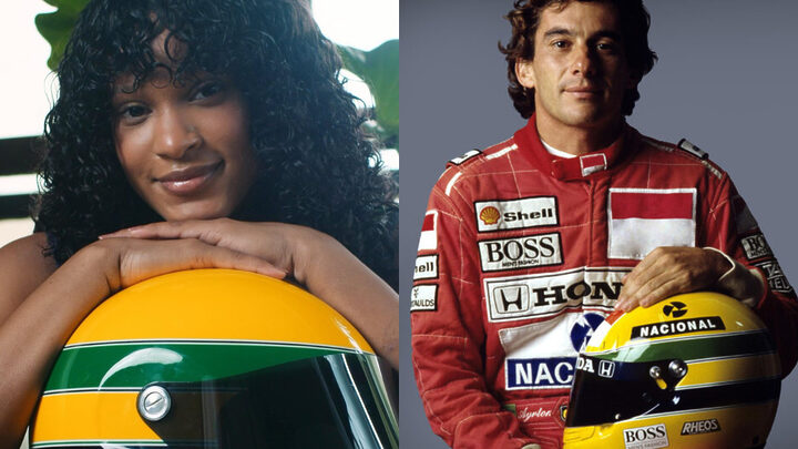 Rebeca Andrade ouve voz de Ayrton Senna e se emociona