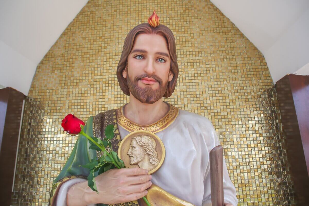 São Judas Tadeu é referência entre os devotos por seu amor e sua dedicação ao Reino de Deus (Imagem: Immaculate | Shutterstock)