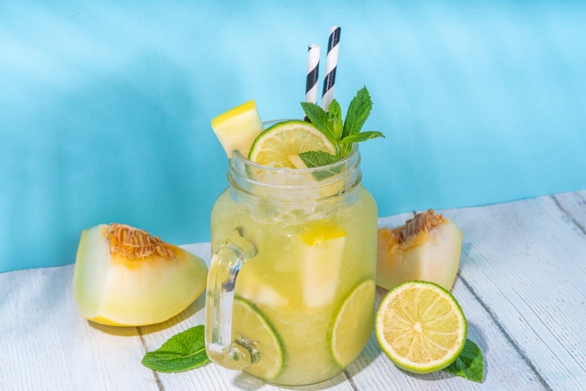 Suco de melão com limão (Imagem: Rimma Bondarenko | Shutterstock)