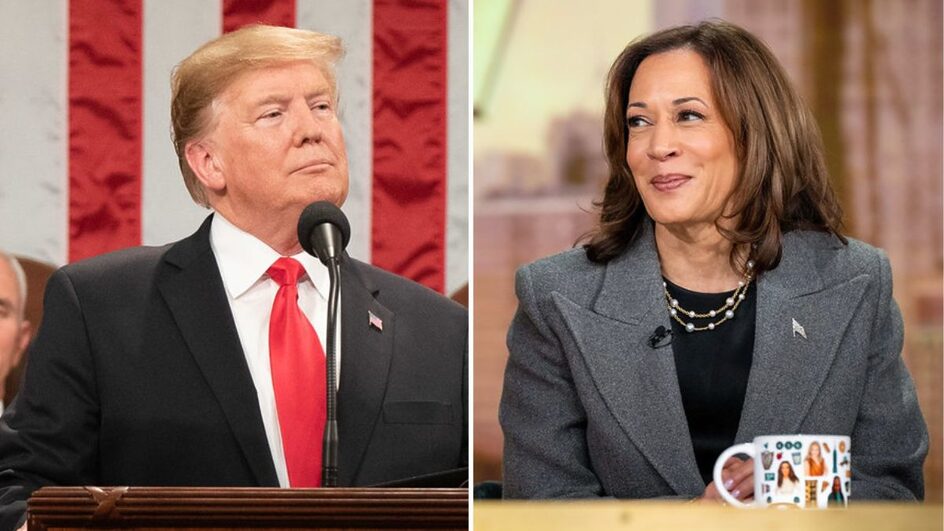 Donald Trump e Kamala Harris