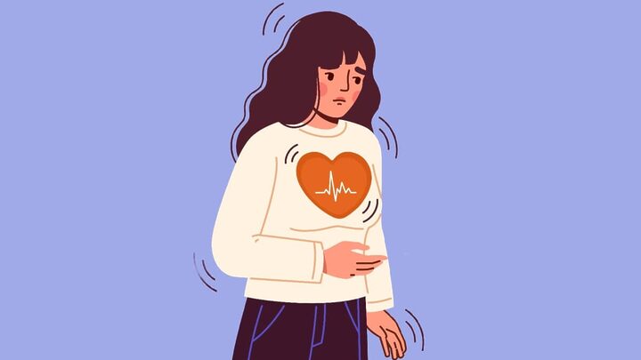 Sensações como aperto no peito e taquicardia são comuns tanto no infarto quanto na crise de pânico (Imagem: mentalmind | Shutterstock)