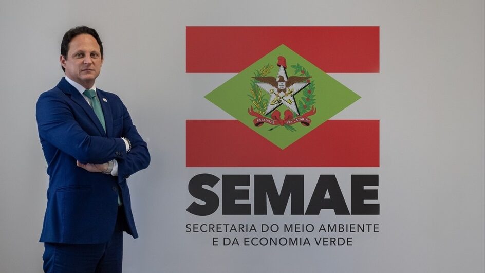 secretário de Meio Ambiente e da Economia Verde de Santa Catarina, Guilherme Dallacosta