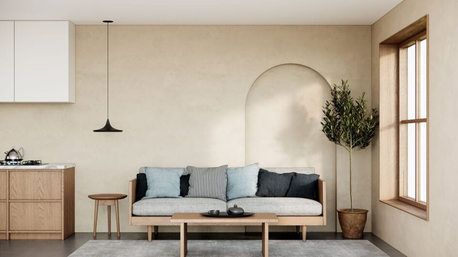 A decoração minimalista combina com o verão (Imagem: CREATIVE WONDER | Shutterstock)