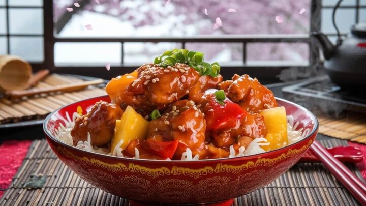 Frango agridoce com molho de soja (Imagem: SYED IBAD RM|Shutterstock)