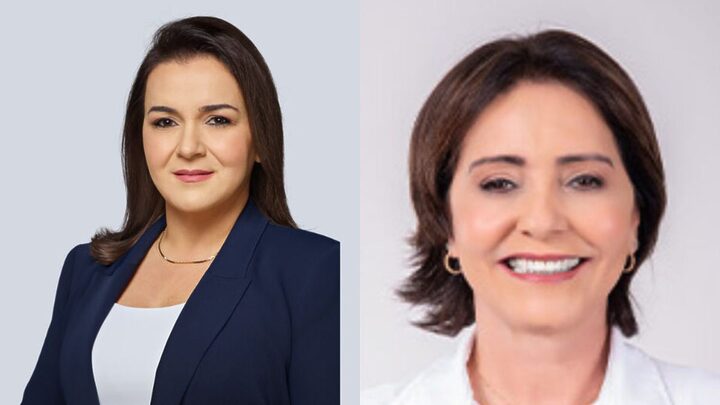 Adriane Lopes (PP) e Emília Correa (PL) foram eleitas prefeitas de capitais em 2024 (Foto: Reprodução, redes sociais)
