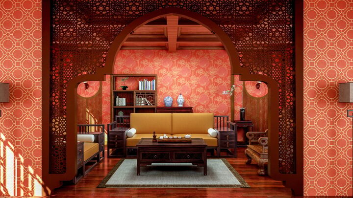Os tons vibrantes se destacam nesse estilo de decoração (Imagem: Nathapol Kongseang | Shutterstock)